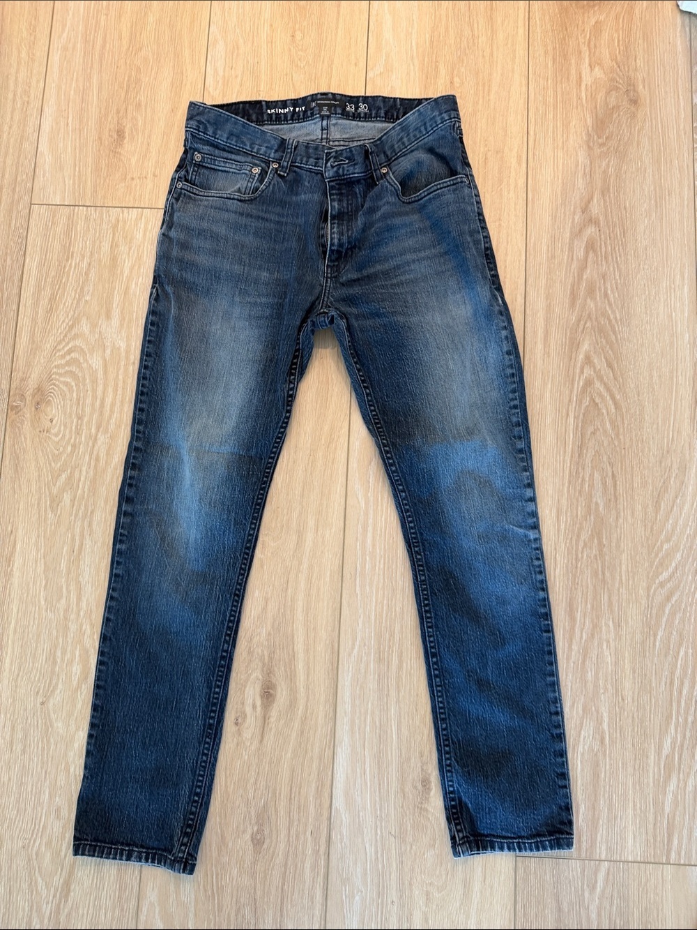 INC International Concepts Men's Dark Wash Skinny Jeans